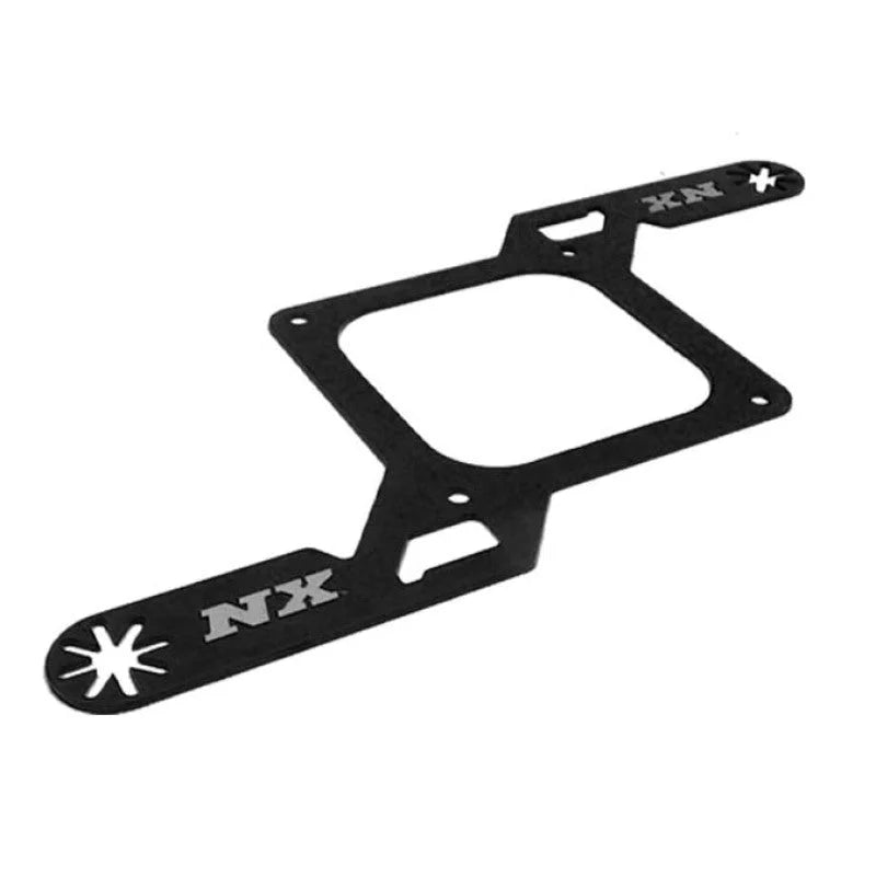 Nitrous Express Carb Plate Solenoid Bracket for Dominator - Side View
