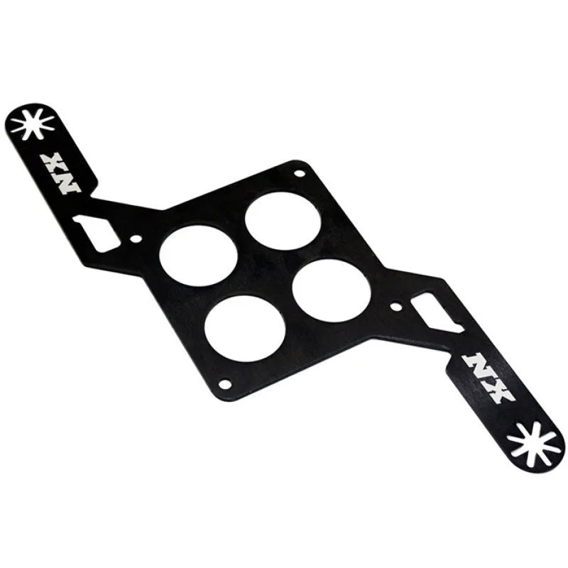 Nitrous Express Carb Plate Solenoid Bracket for Dominator - Back View