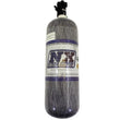 Load image into Gallery viewer, Nitrous Express Composite Bottle w/Lightning 500 Valve -6 Bottle Nipple (6.79 Dia. x 23.25 Tall) - Main Product View