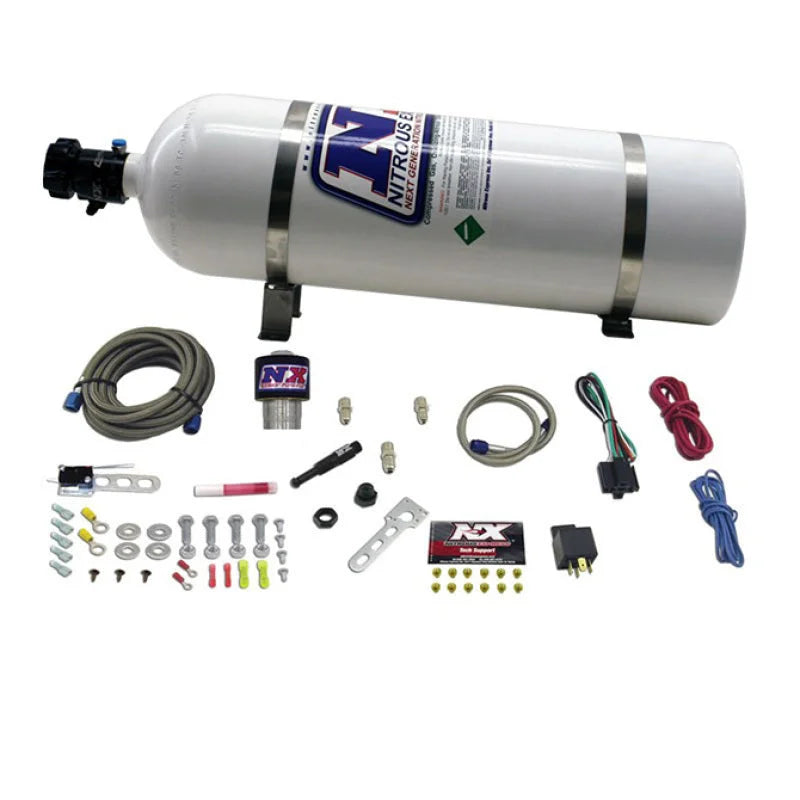 Nitrous Express Diesel Stacker 4 Nitrous Kit w/15lb Bottle - Side View