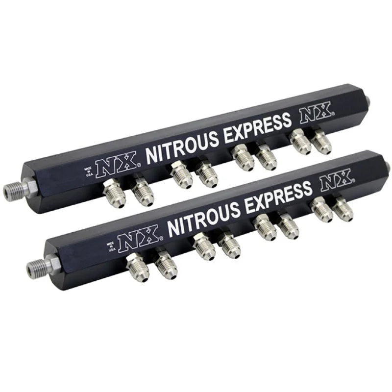 Nitrous Express Distribution Rail Kit (Single Hole Rails) - Main Product View