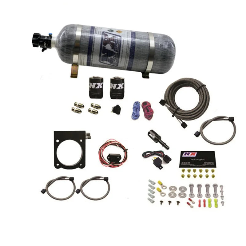 Nitrous Express Dodge 3.6L V6 Nitrous Plate Kit (50-200HP) w/12lb Bottle - Main Product View