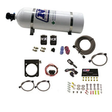 Load image into Gallery viewer, Nitrous Express Dodge 3.6L V6 Nitrous Plate Kit (50-200HP) w/15lb Bottle - Side View