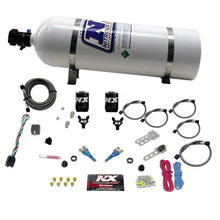 Load image into Gallery viewer, Nitrous Express Dodge EFI Full Race Dual Nozzle Nitrous Kit (100-300HP) w/15lb Bottle - Main Product View