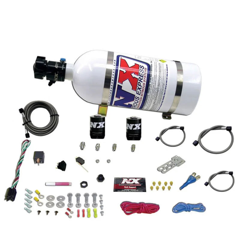 Nitrous Express Dodge EFI Race Single Nozzle Nitrous Kit (100-250HP) w/10lb Bottle - Main Product View