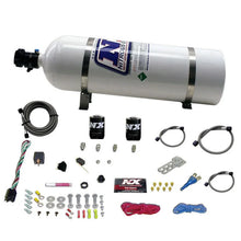 Load image into Gallery viewer, Nitrous Express Dodge EFI Race Single Nozzle Nitrous Kit (100-250HP) w/15lb Bottle - Main Product View