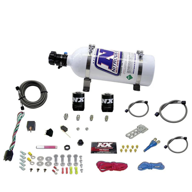 Nitrous Express Dodge EFI Race Single Nozzle Nitrous Kit (100-250HP) w/5lb Bottle - Main Product View