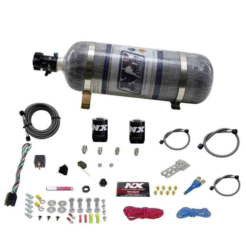 Nitrous Express Dodge EFI Race Single Nozzle Nitrous Kit (100-250HP) w/Composite Bottle - Main Product View