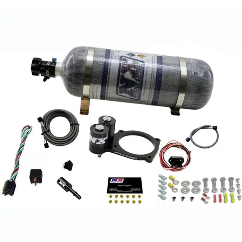Nitrous Express Dodge Hellcat/Demon Nitrous Plate Kit w/12lb Bottle - Main Product View