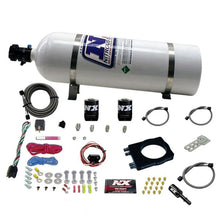 Load image into Gallery viewer, Nitrous Express Dodge Hemi Nitrous Plate Kit (50-400HP) w/15lb Bottle - Side View