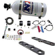 Load image into Gallery viewer, Nitrous Express Dodge/Ram 5.7L/6.1L/6.4L Hemi Direct Port Plate System w/10lb Bottle - Side View