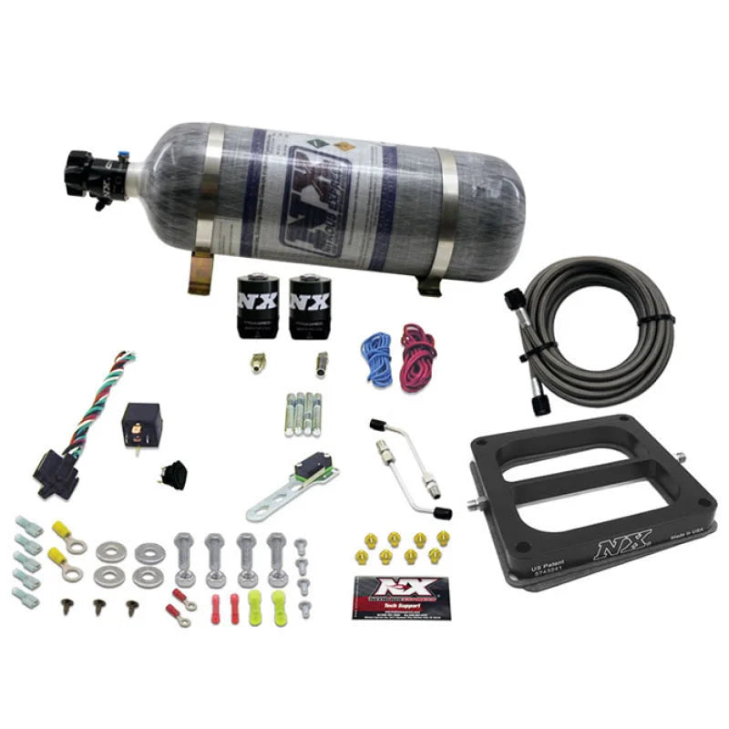 Nitrous Express Dom/Gasoline Nitrous Kit (100-500HP) w/Composite Bottle - Main Product View