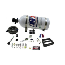 Load image into Gallery viewer, Nitrous Express Dom/Gasoline (RNC) Nitrous Kit w/10lb Bottle - Back View
