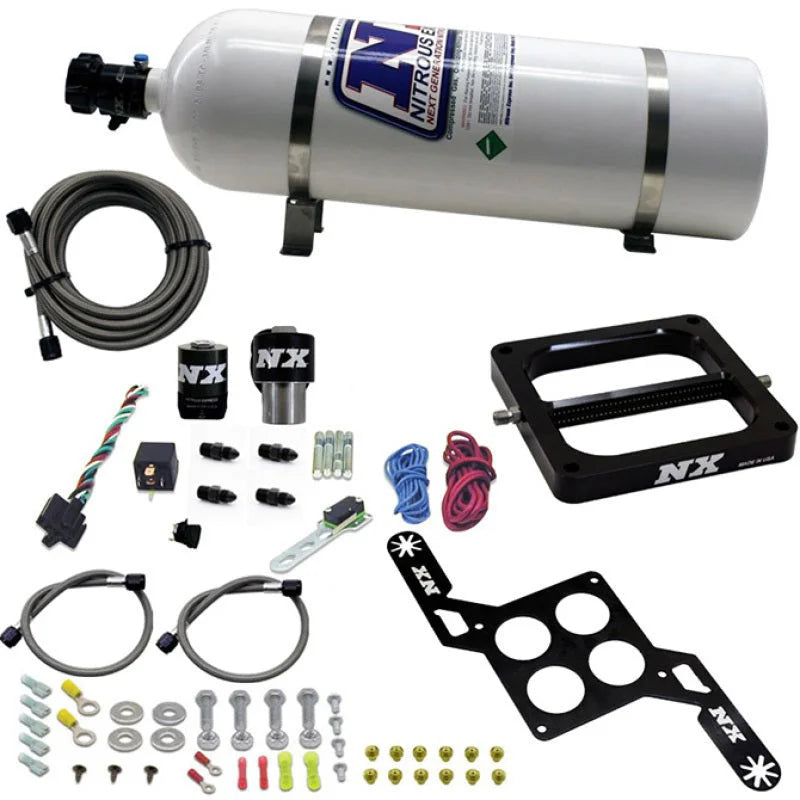 Nitrous Express Dom/Gasoline (RNC) Nitrous Kit w/15lb Bottle - Main Product View