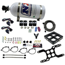 Load image into Gallery viewer, Nitrous Express Dominator Dual Stage Billet Crossbar Nitrous Kit (50-300 &amp; 100-500HP) w/10lb Bottle - Main Product View