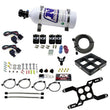Load image into Gallery viewer, Nitrous Express Dominator Dual Stage Billet Crossbar Nitrous Kit (50-300 &amp; 100-500HP) w/5lb Bottle - Side View