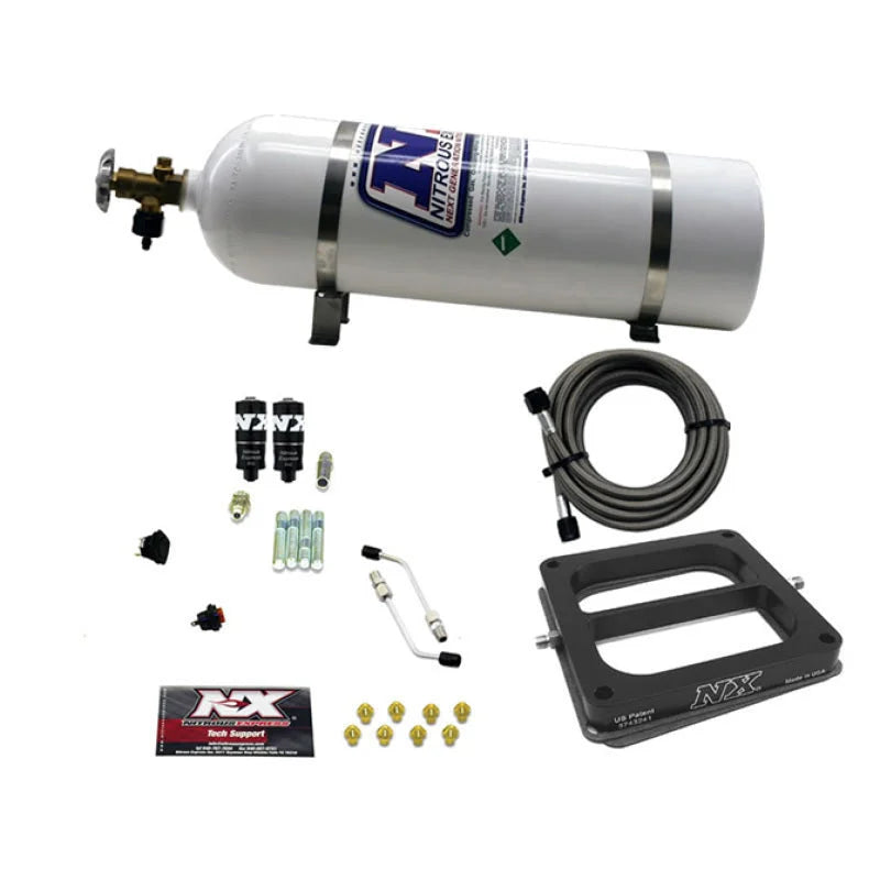 Nitrous Express Dominator Hitman Nitrous Kit (100-200HP) w/15lb Bottle - Back View
