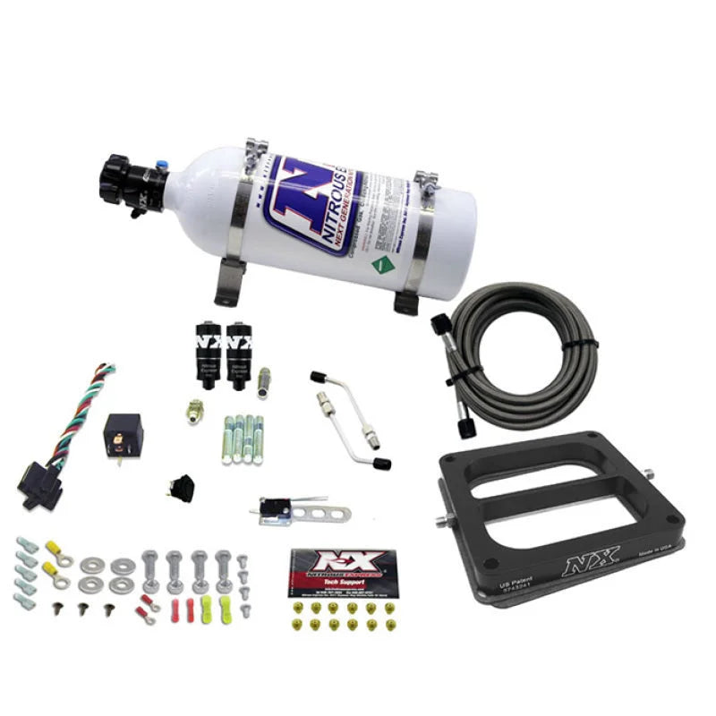 Nitrous Express Dominator Hitman Plus Nitrous Kit (50-200HP) w/5lb Bottle - Side View