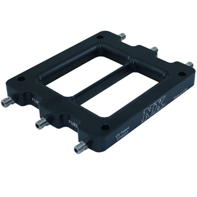 Nitrous Express Dominator Pro-Power Nitrous Plate Only (Stg1 50-300HP / Stg 2 100-500HP) - Side View