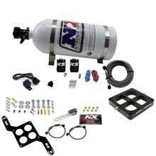 Load image into Gallery viewer, Nitrous Express Dominator Single Entry Billet Crossbar Stage 6 Nitrous Kit (50-300HP) w/10lb Bottle - Back View