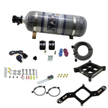 Load image into Gallery viewer, Nitrous Express Dry Dual Stage Billet Crossbar Plate System 100-1000hp (4150Flange) w/12lb Bottle - Main Product View