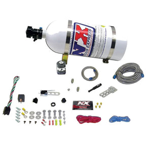 Nitrous Express Dry EFI Single Nozzle Nitrous Kit (35-150HP) w/15lb Bottle - Main Product View