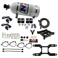 Load image into Gallery viewer, Nitrous Express Dry Quad Stage Billet Crossbar Plate System 100-2000hp (4150 Flange) w/10lb Bottle - Main Product View