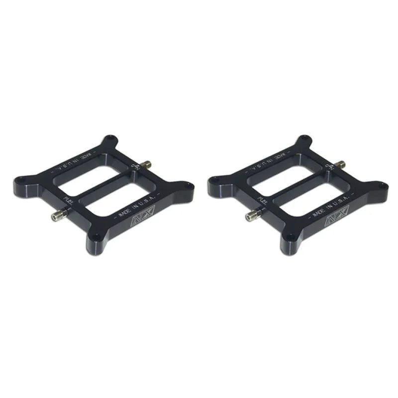 Nitrous Express Dual 4150 Pro-Power Nitrous Plate Only (100-500HP) - Side View
