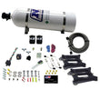 Load image into Gallery viewer, Nitrous Express Dual 4150/Alcohol Nitrous Kit (100-500HP) w/15lb Bottle - Main Product View