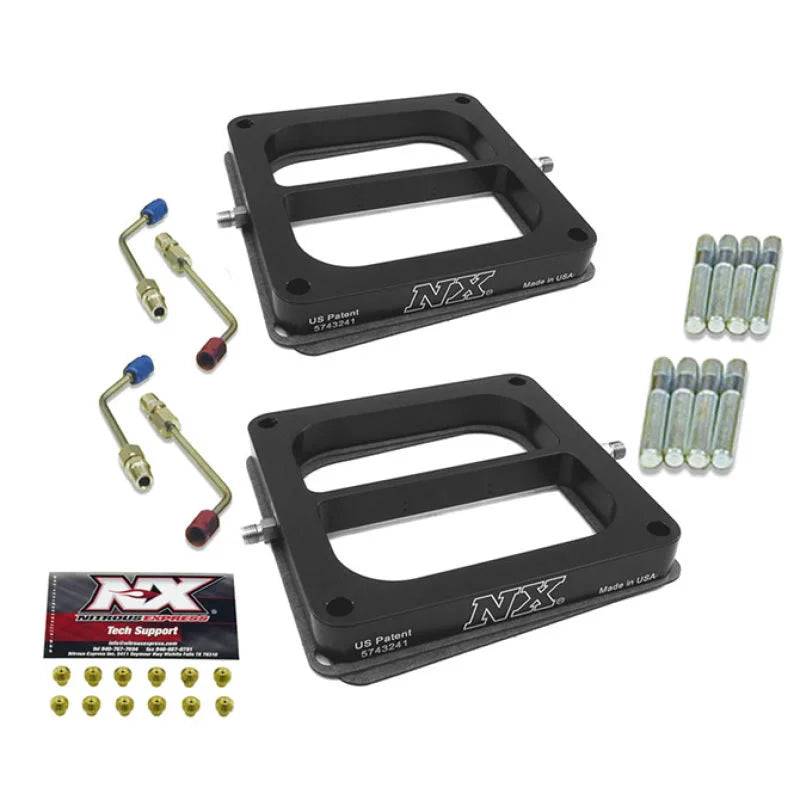 Nitrous Express Dual Dominator Pro-Power Nitrous Plate - Back View