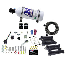 Load image into Gallery viewer, Nitrous Express Dual/4150/Alcohol Nitrous Kit (50-300HP) w/5lb Bottle - Side View