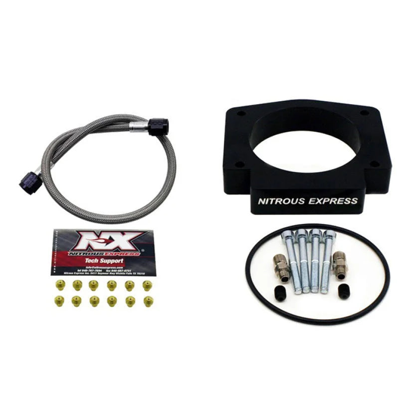 Nitrous Express EFI Nitrous Plate Conversion GM LS 102mm - Back View