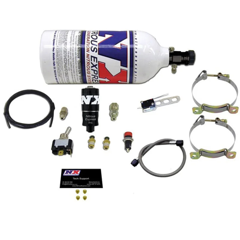 Nitrous Express EFI Power Booster Nitrous Kit w/2.5 Bottle - Side View