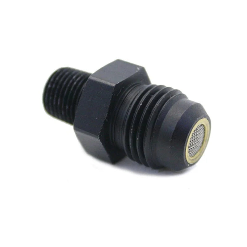 Nitrous Express Filter Fitting 6AN x 1/8 NPT Straight - Side View