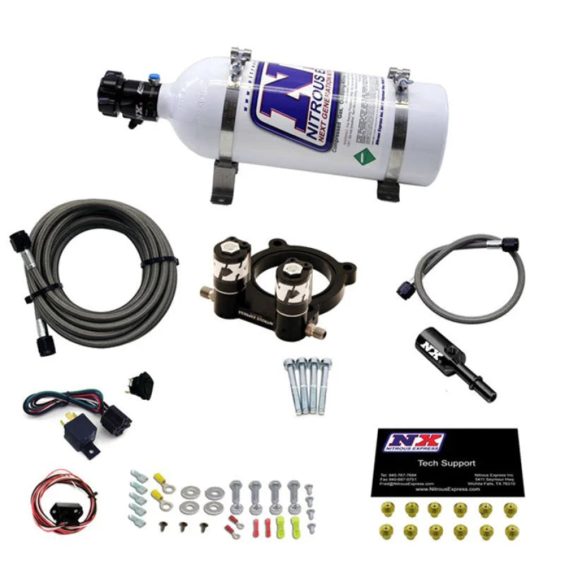 Nitrous Express Ford 2.3L Ecoboost Nitrous Plate Kit w/5lb Bottle - Main Product View