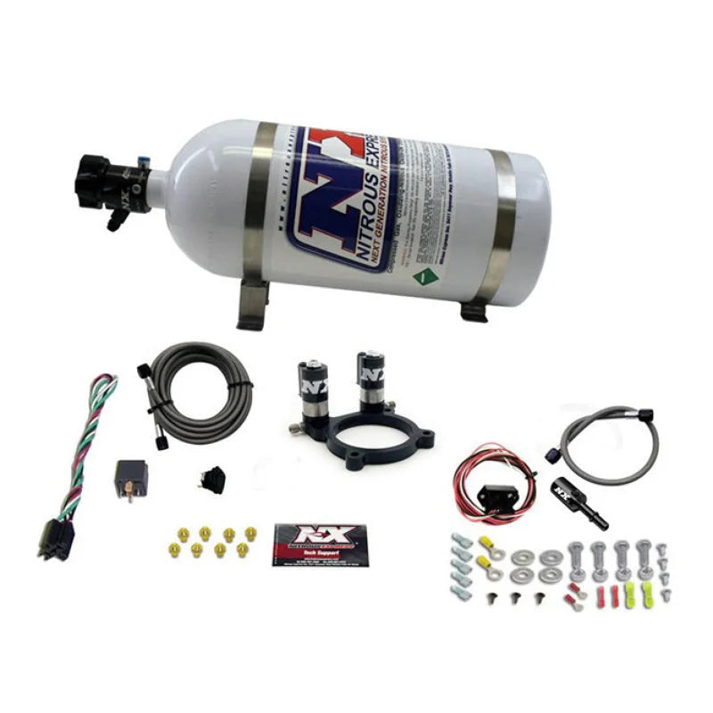 Nitrous Express Ford 3.5L/3.7L V6 Nitrous Plate Kit w/10lb Bottle - Main Product View