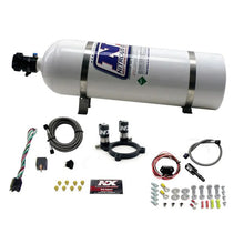 Load image into Gallery viewer, Nitrous Express Ford 3.5L/3.7L V6 Nitrous Plate Kit w/15lb Bottle - Side View