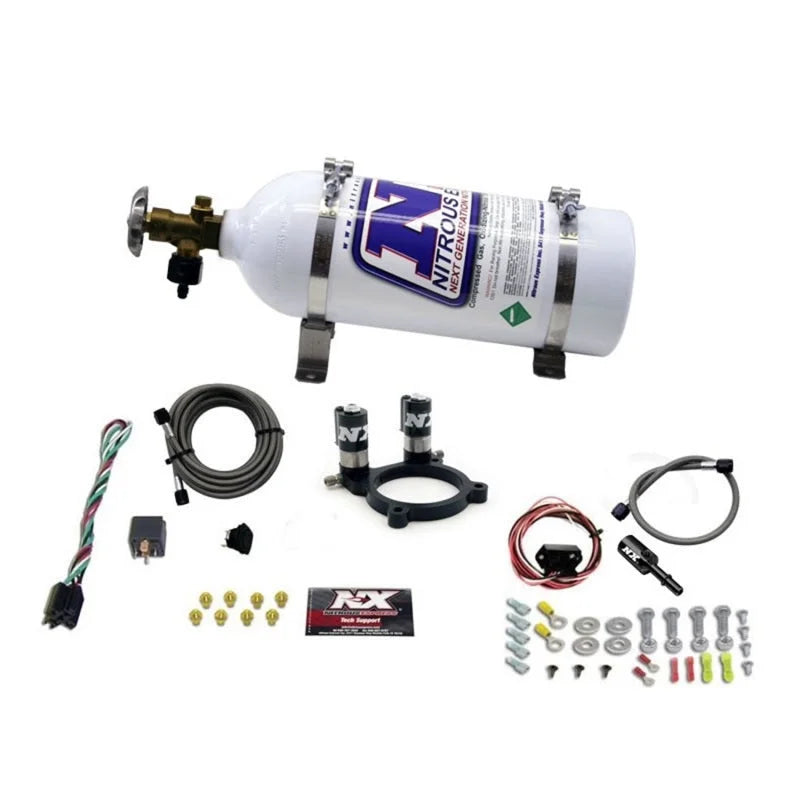 Nitrous Express Ford 3.5L/3.7L V6 Nitrous Plate Kit w/5lb Bottle - Main Product View