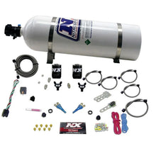Load image into Gallery viewer, Nitrous Express Ford EFI Dual Nozzle Nitrous Kit (100-300HP) w/15lb Bottle - Main Product View