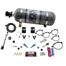 Load image into Gallery viewer, Nitrous Express Ford EFI Dual Nozzle Nitrous Kit (100-300HP) w/Composite Bottle - Main Product View
