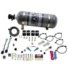 Load image into Gallery viewer, Nitrous Express Ford EFI Dual Stage Nitrous Kit (50-150HP x 2) w/Composite Bottle - Main Product View