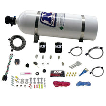 Load image into Gallery viewer, Nitrous Express Ford EFI Race Single Nozzle Nitrous Kit (100-250HP) w/15lb Bottle - Main Product View