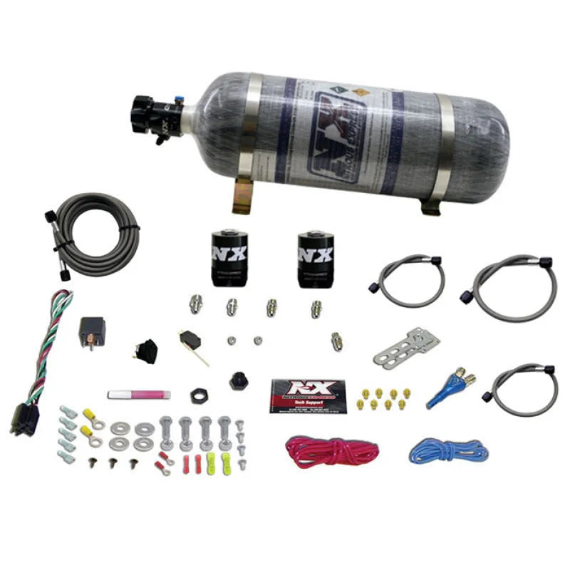Nitrous Express Ford EFI Race Single Nozzle Nitrous Kit (100-250HP) w/Composite Bottle - Main Product View