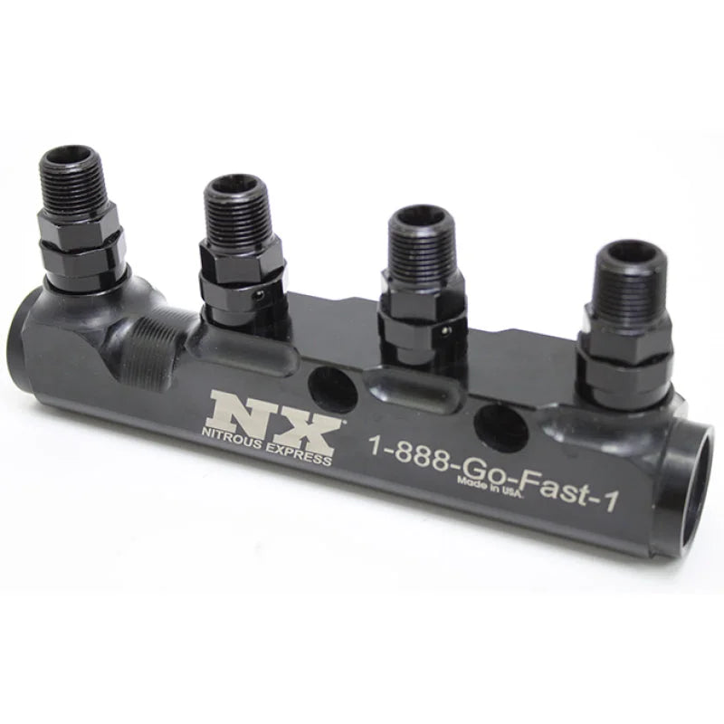Nitrous Express Fuel Log 5 Port w/Fittings - Main Product View
