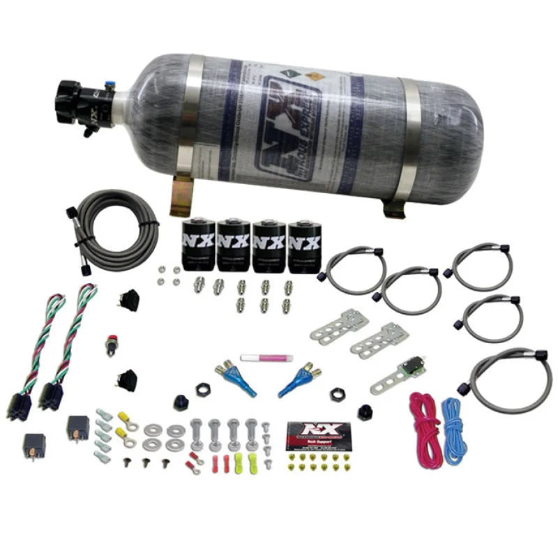 Nitrous Express GM EFI Dual Stage Nitrous Kit (50-150HP x 2) w/Composite Bottle - Main Product View