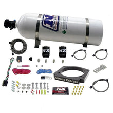 Load image into Gallery viewer, Nitrous Express GM LS 112mm Adapter Plate Kit (100-400HP) w/ 15LB Bottle - Main Product View