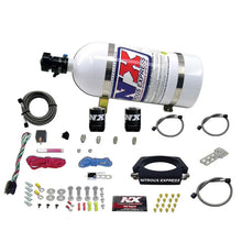 Load image into Gallery viewer, Nitrous Express GM LS 90mm Nitrous Plate Kit (50-400HP) w/10lb Bottle - Main Product View