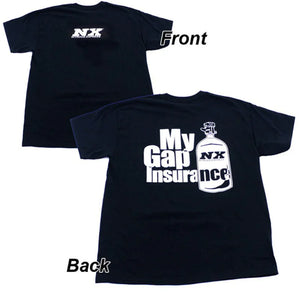 Nitrous Express Gap Insurance T-Shirt 3XL - Black - Main Product View