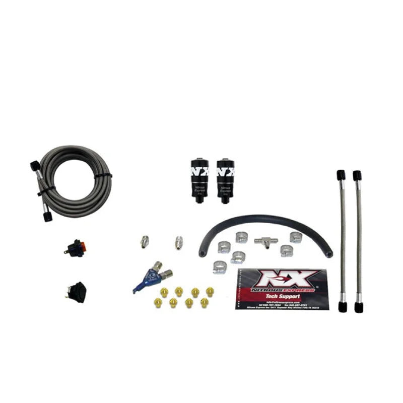 Nitrous Express Hitman EFI Single Nozzle Piranha Nitrous Kit (35-75HP) w/o Bottle - Main Product View
