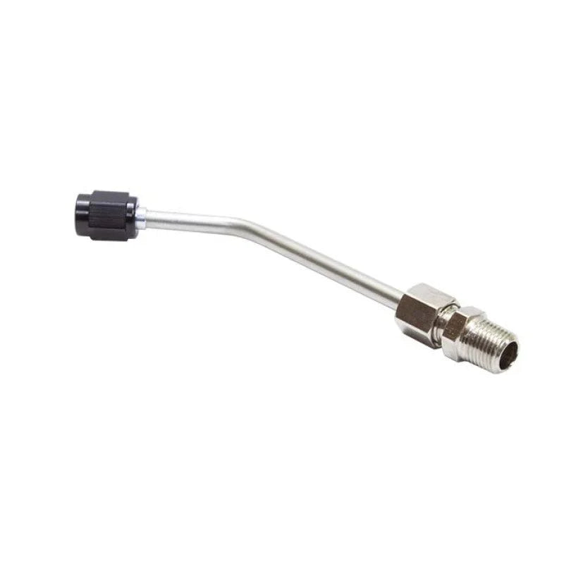 Nitrous Express Hitman Stage 6 & Propower SS Solenoid to Plate Connector - Black - Main Product View
